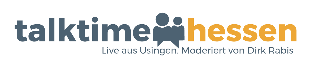 Talktime Hessen Logo-Schriftzug mit Slogan